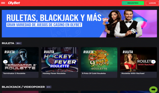 Olybet juegos de mesa y casino